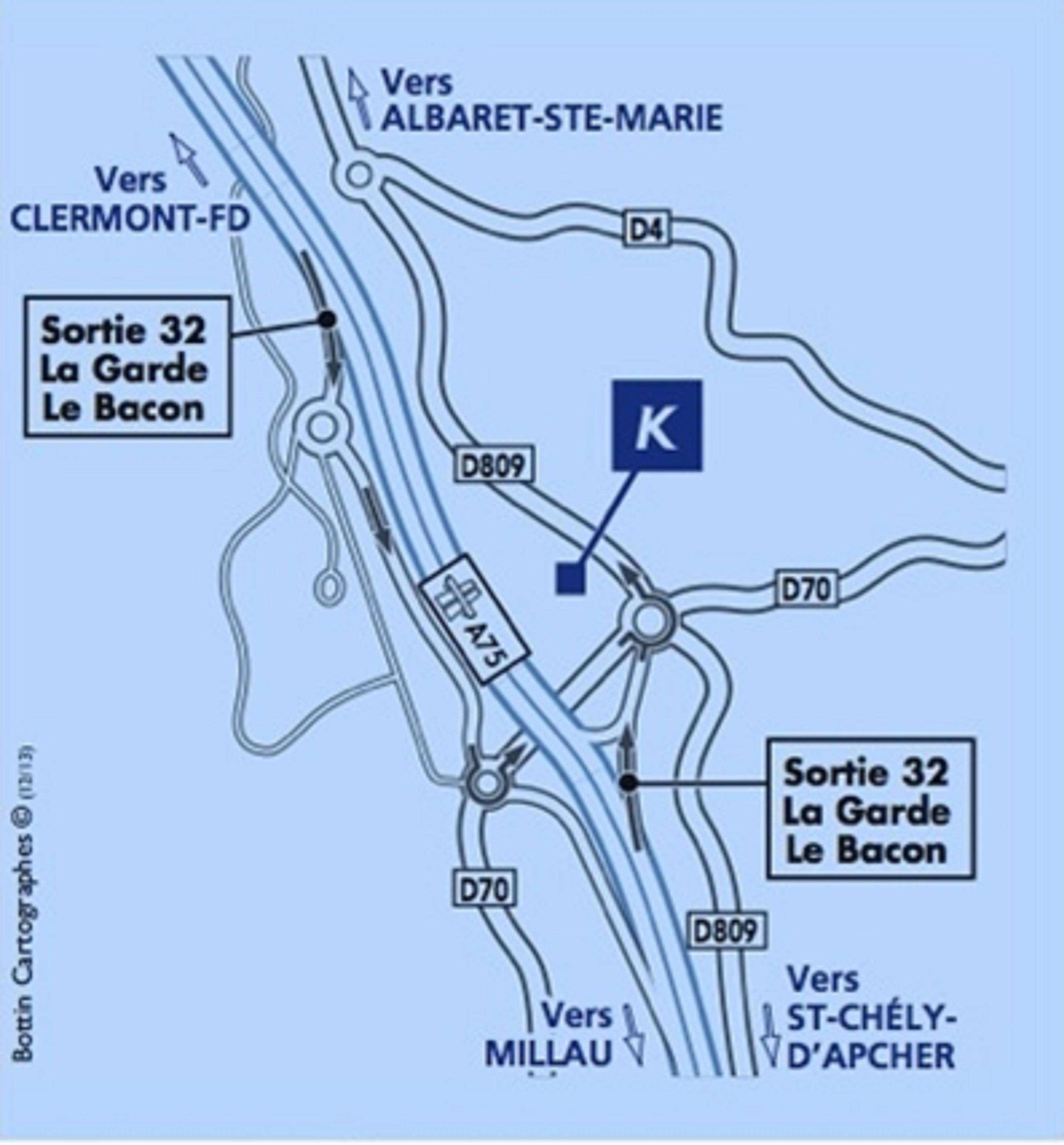 Kyriad Saint Chely D'Apcher - Aire De La Lozere Albaret-Sainte-Marie Bagian luar foto